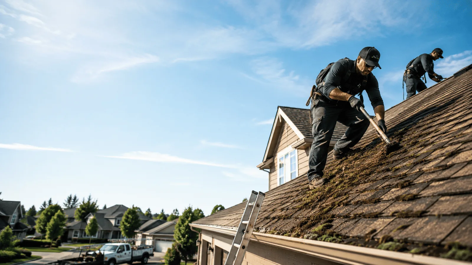 Roof Moss Removal in Crescent City, FL near me